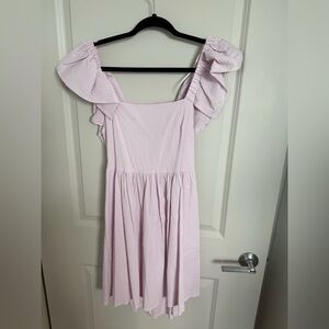 Francesca’s Light Purple Textured Dress